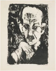 Porträt von Carl Sternheim, 1916